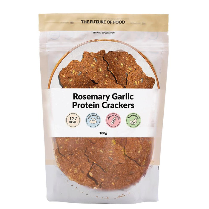 Foodhak Crackers Rosemary Garlic 100g
