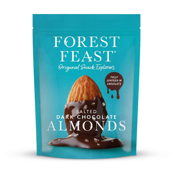 Forest Feast Salted Dark Chocolate Almonds 120g