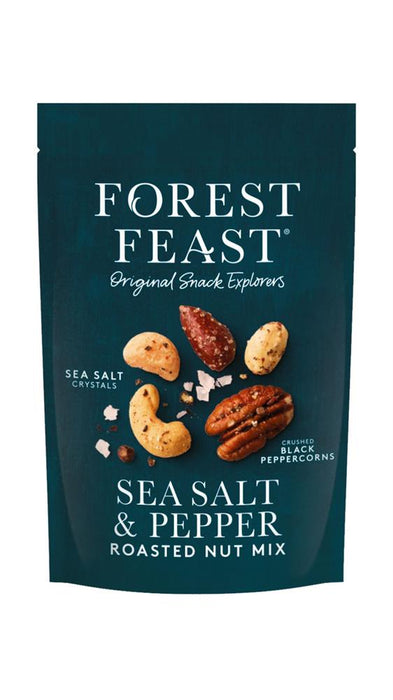 Forest Feast Sea Salt & Black Pepper Nut Mix 120g