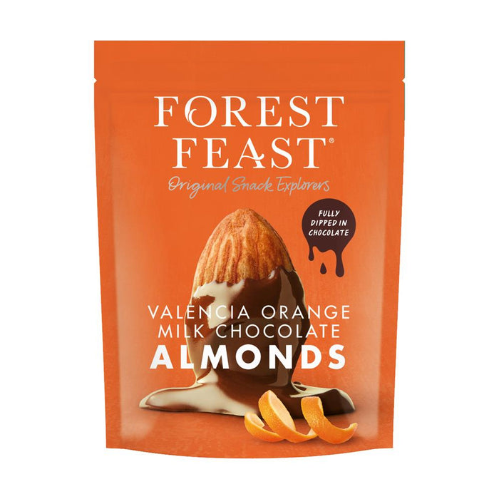 Forest Feast Orange Milk Chocolate Almonds 120g