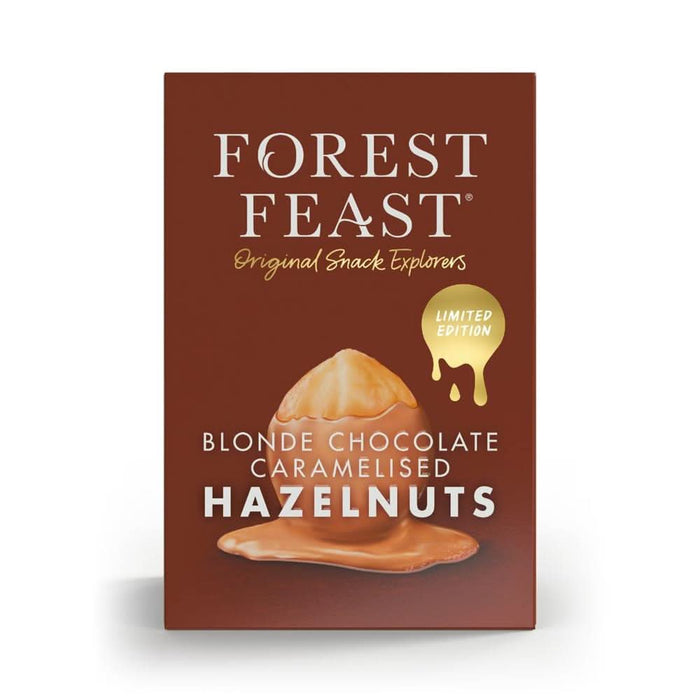 Forest Feast Blonde Hazelnuts Chocolate Gift Box 100g