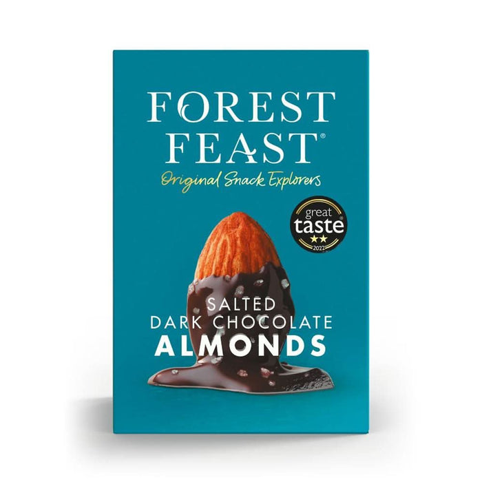 Forest Feast Salted Dark Chocolate Almonds 140g