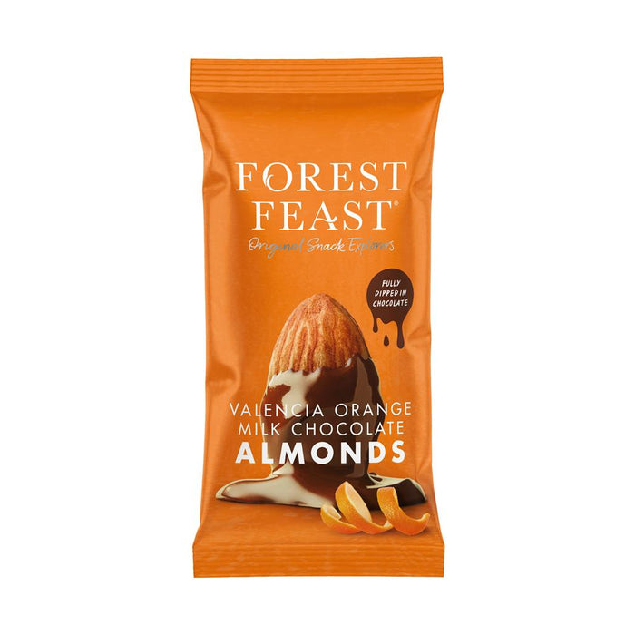 Forest Feast Orange Milk Choc Almonds 40g
