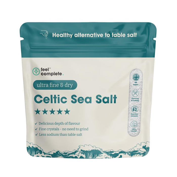 Feel Complete Celtic Sea Salt Ultra Fine & Dry 200g