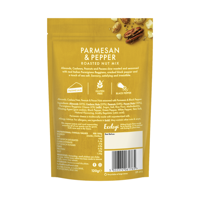 Forest Feast Parmesan & Pepper Nut Mix 120g