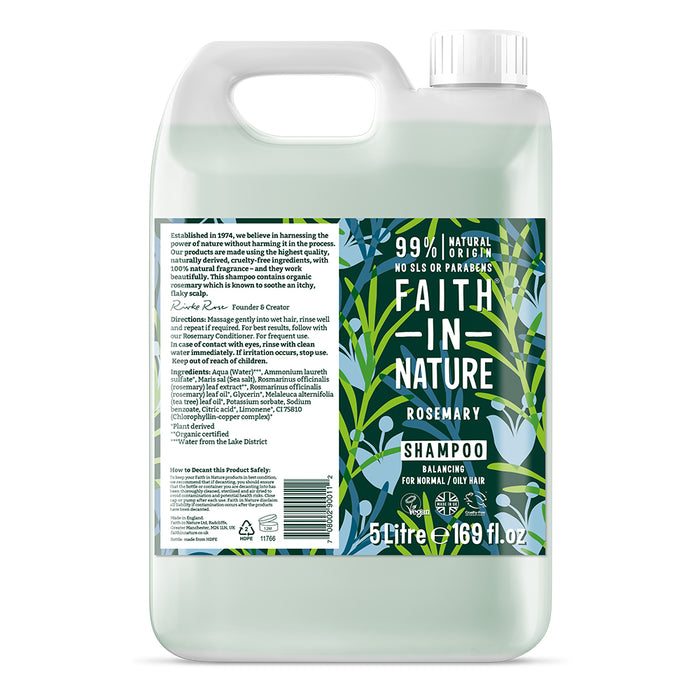 Faith in Nature Rosemary Shampoo 5L