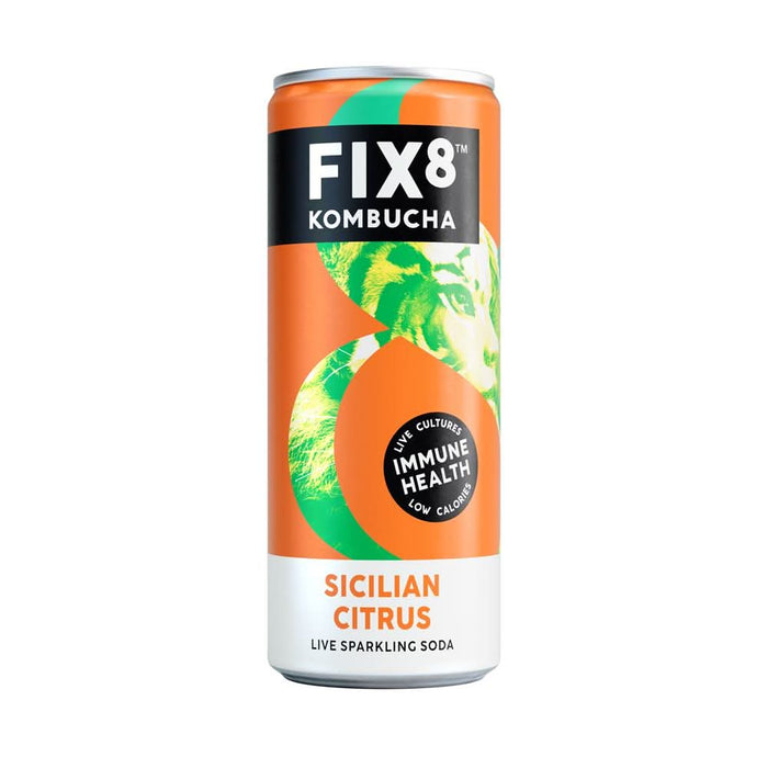 Fix8 Kombucha Sicilian Citrus Kombucha 250ml
