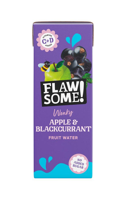 Flawsome! Blackcurrant Wonky Fruit Water 200ml