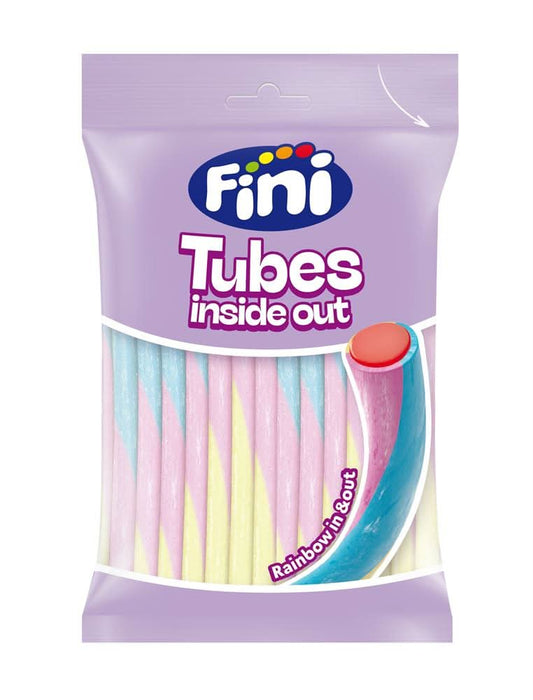 Fini Inside Out Rainbow Tubes 160g