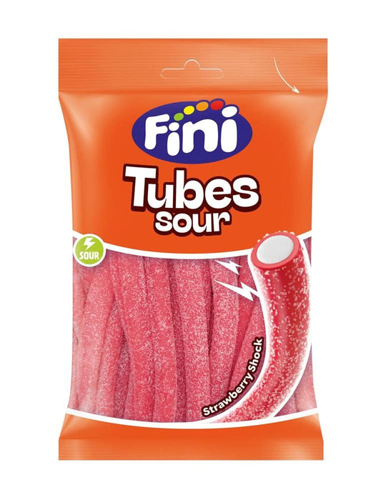 Fini Sour Strawberry Tubes 180g