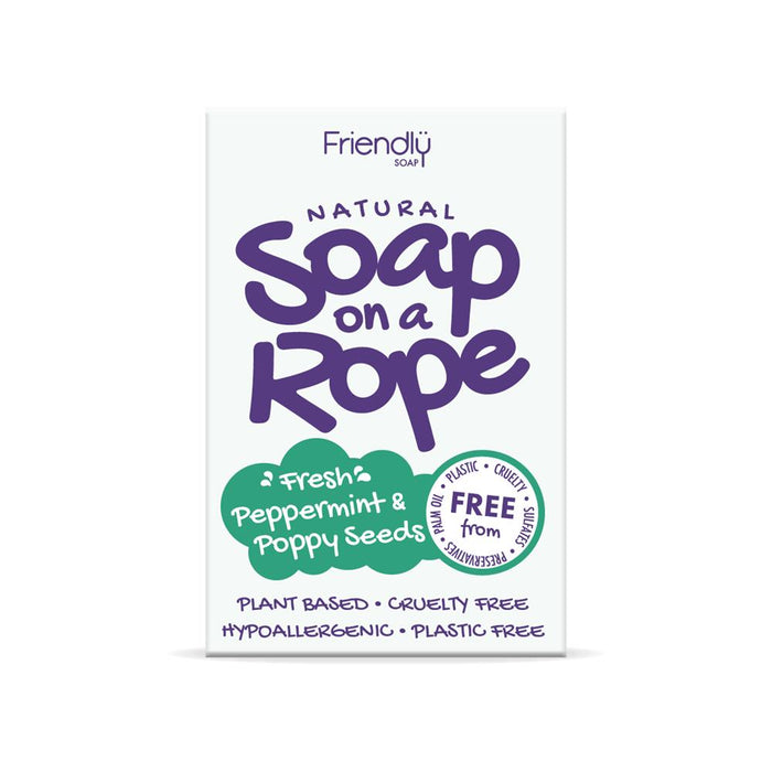 Friendly Soap Peppermint-Soap On A Rope 125g