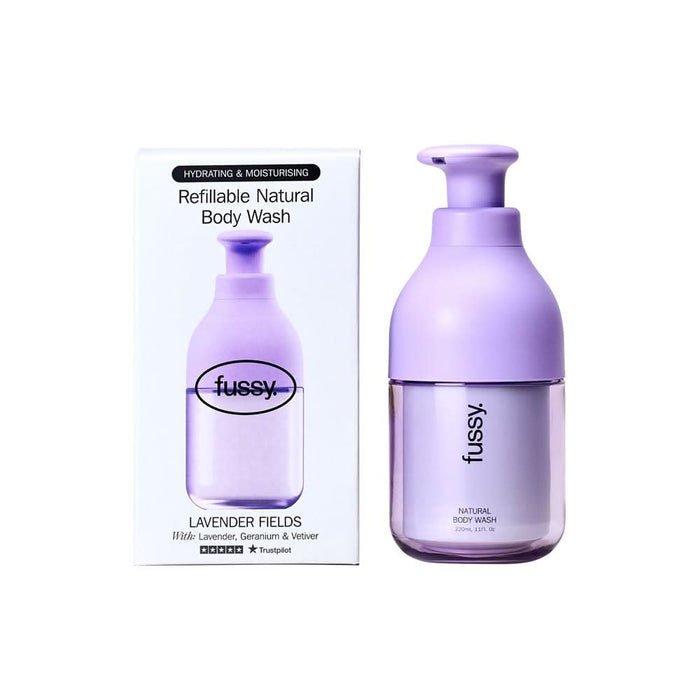 Fussy Refillable Body Wash Lavender 320ml