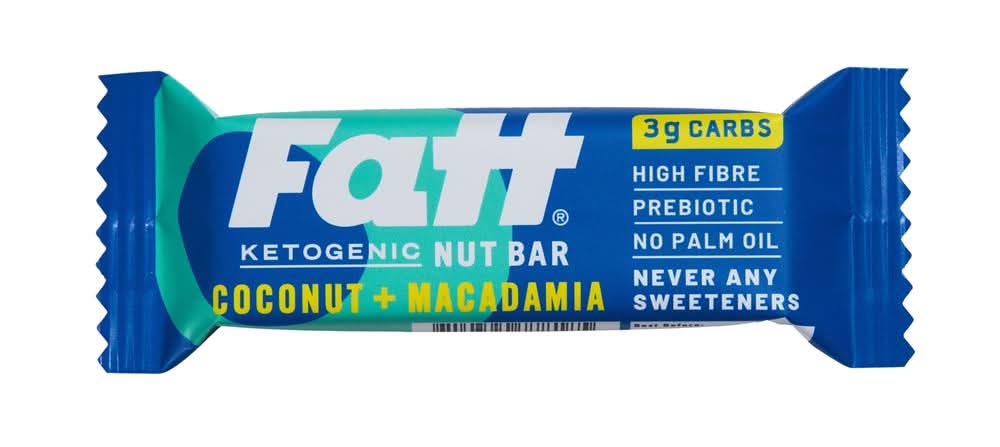 Fattbar Coconut & Macadamia Bar 30g