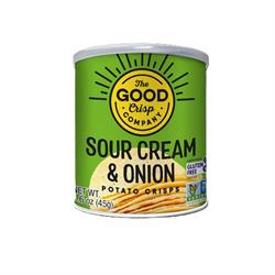 The Good Crisp Co Sour Cream & Onion Crisps 45g