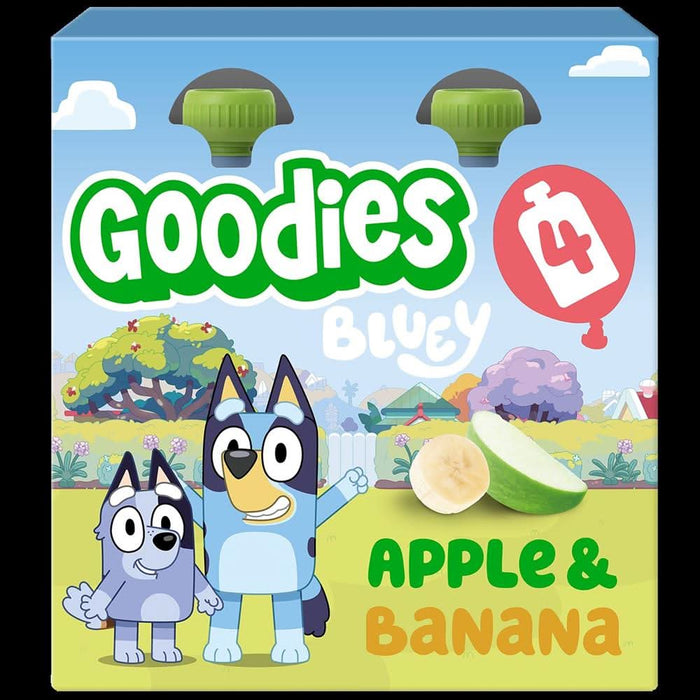 Goodies Bluey Apple & Banana P 4 x 100g