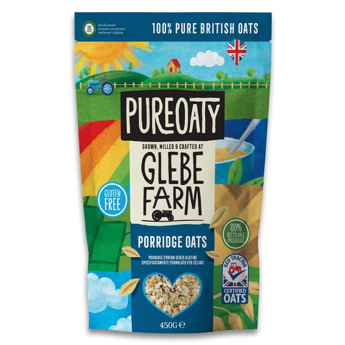 Glebe Farm Gluten Free Porridge Oats 450g