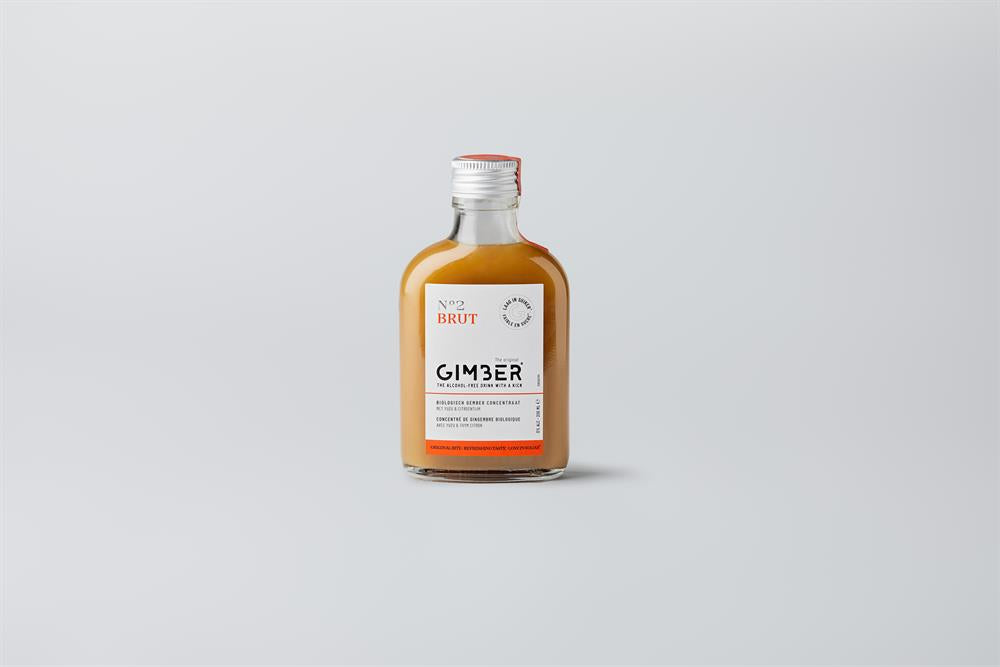 Gimber Org Brut No2 Strong Ginger Alc Free Drink 200ml
