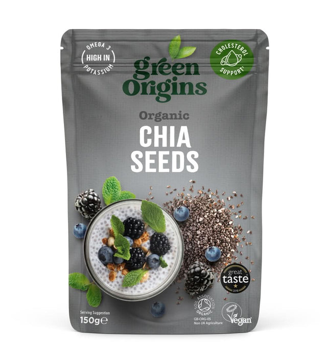 Green Origins Organic Chia Seeds (Raw) 300g