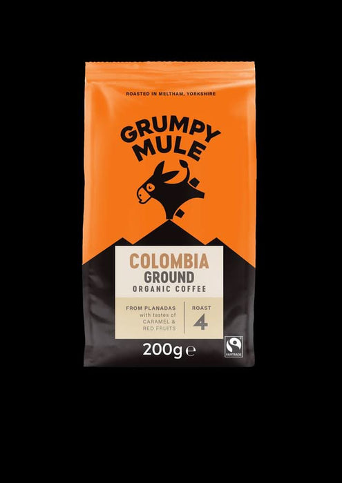 Grumpy Mule Organic Colombia R&G 200g