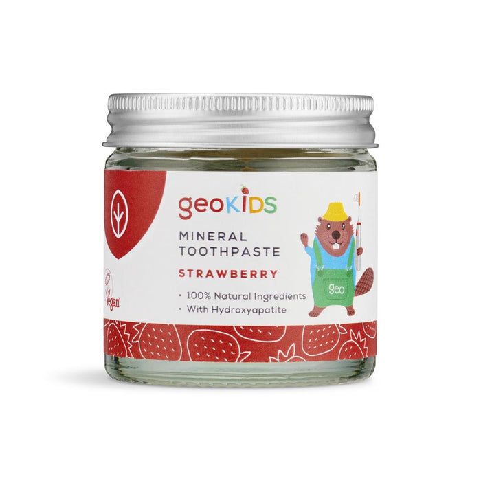 Geo Organics Kids Fluoride Free Toothpaste Strawberry