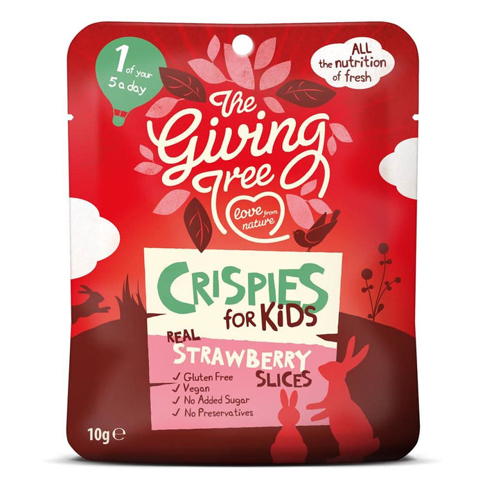 Giving Tree Snacks Strawberry Crisps Kids 10g