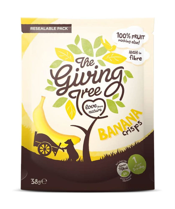Giving Tree Snacks Banana Crisps 38g