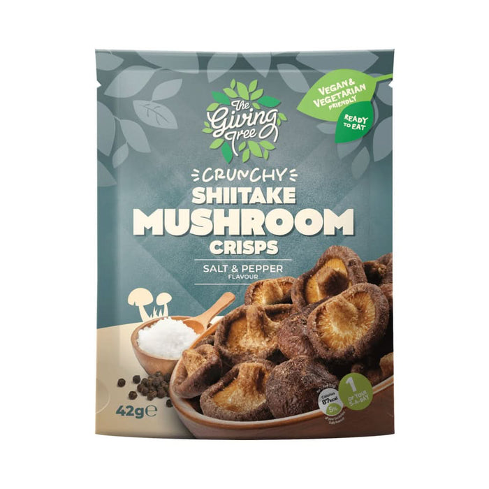 Giving Tree Snacks Shitake Mushroom Salt & Pepper 42g