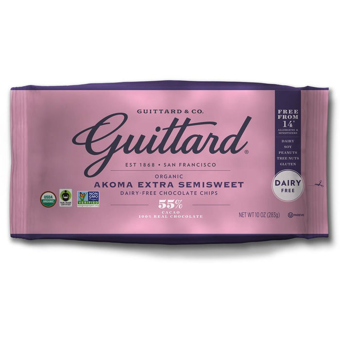 Guittard Akoma Organic Choc Baking Chip 283g