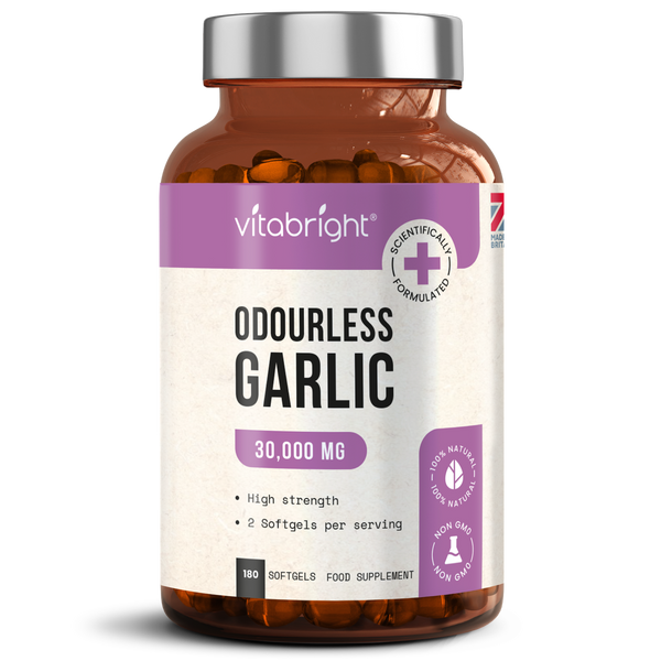 Vitabright Odourless Garlic - 30000mg 180 Softgels