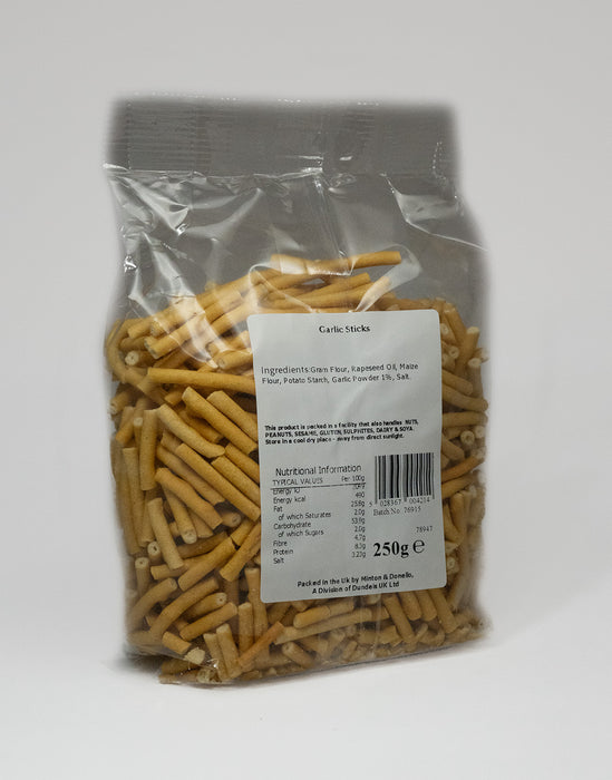 Seaford Wholefoods Garlic Sticks 250g