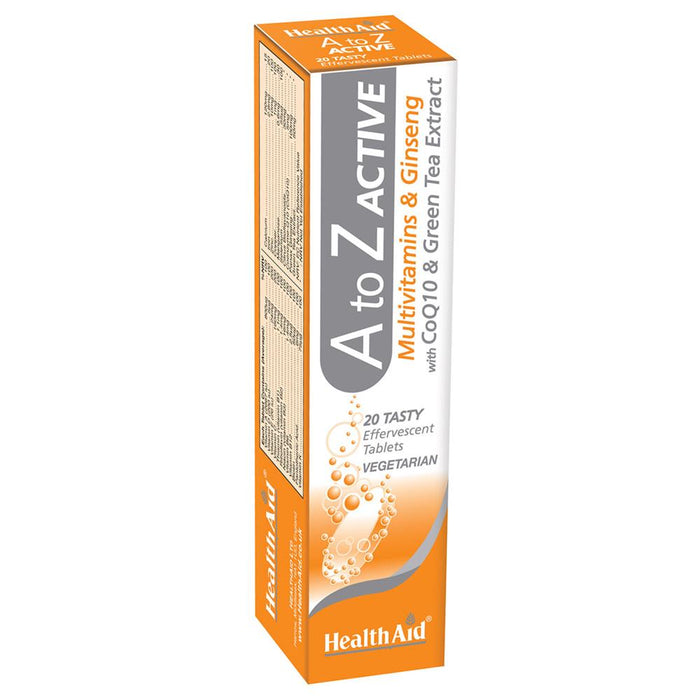HealthAid A to Z Active Effervescent 20 Tablets