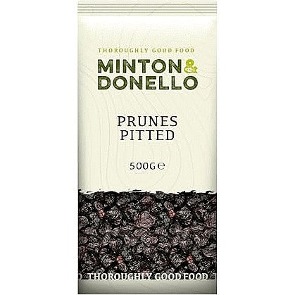 Minton & Donello Pitted Prunes 500g