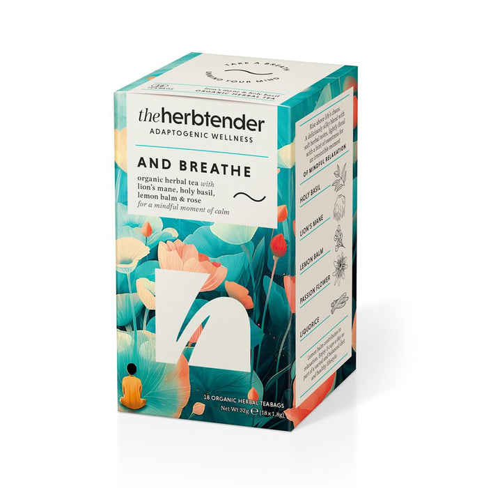 The Herbtender Organic Tea - And Breathe 18 Bags