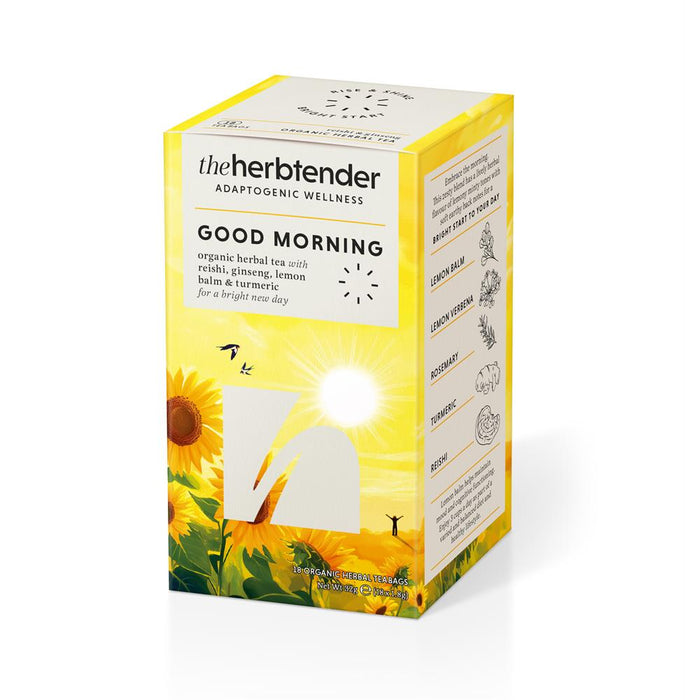 The Herbtender Organic Tea - Good Morning 18 Bags