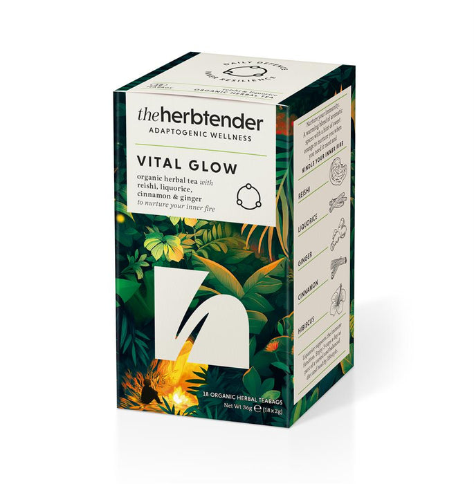 The Herbtender Organic Tea - Vital Glow 18 Bags