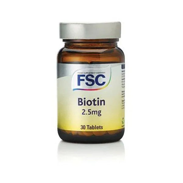 FSC Biotin 2.5mg 30 Tablets