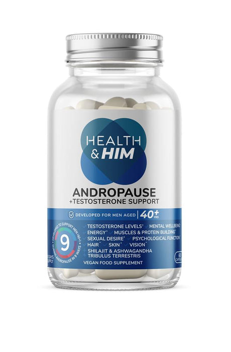 Health & Her Andropause 40+ Supplement Multi-Nutrient Supplement 60 capsules