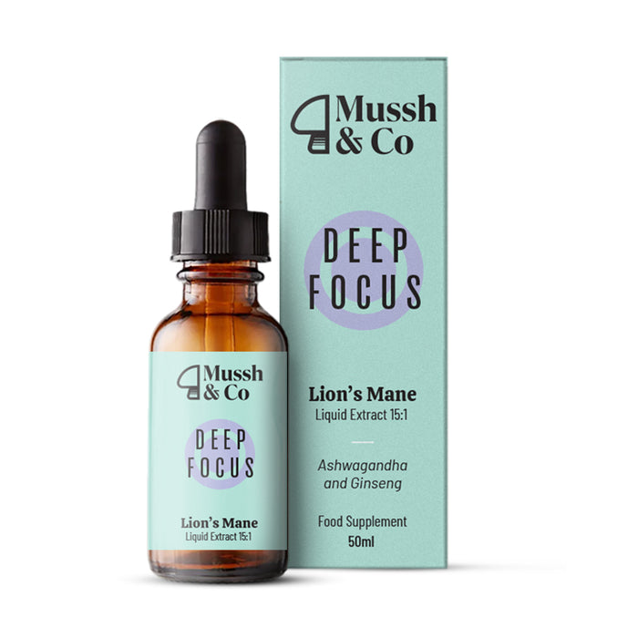 Hemp Heros Deep Focus Lions mane drops 50ml
