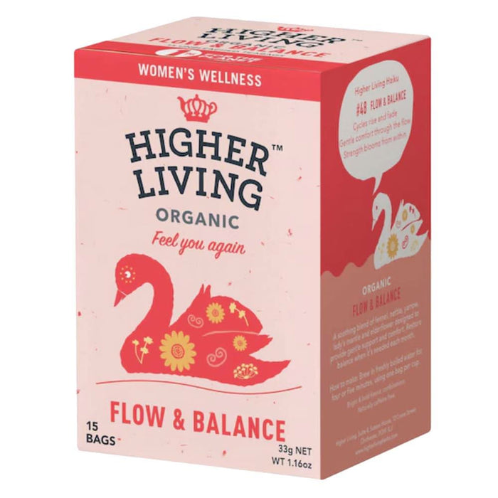 Higher Living Womens Flow and Balance Tea 15 Bags