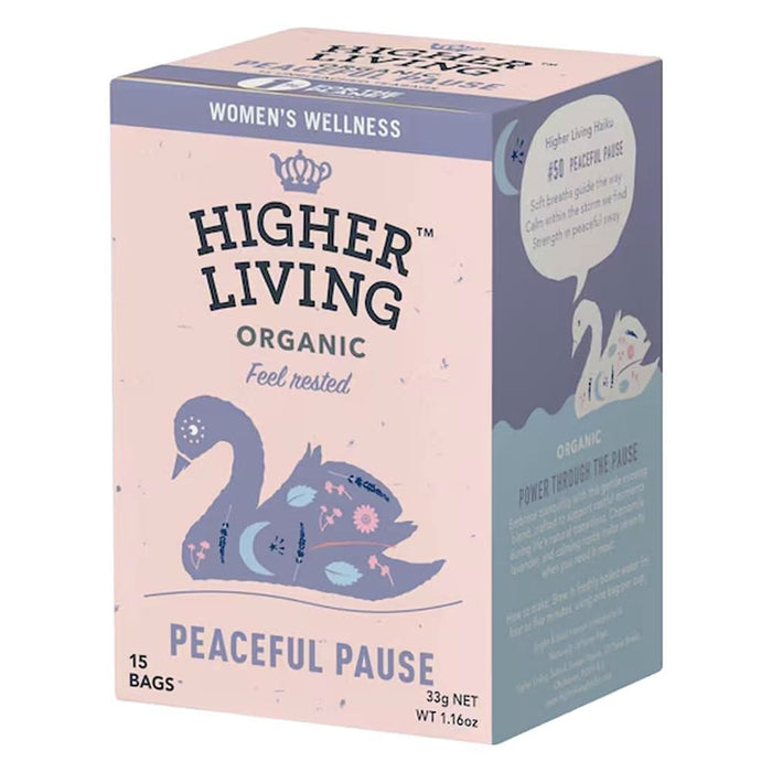 Higher Living Womens Peaceful Pause Tea 15 Bags
