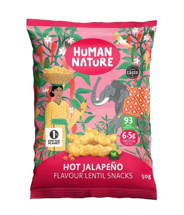 Human Nature Hot Jalapeno and Lime Flavour 50g