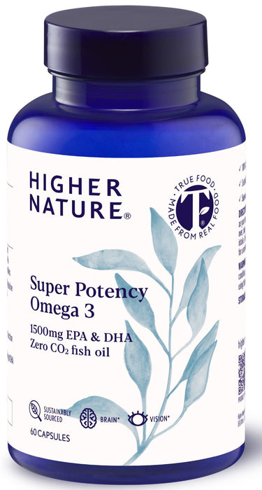 Higher Nature Super Potency Omega 3 60 caps