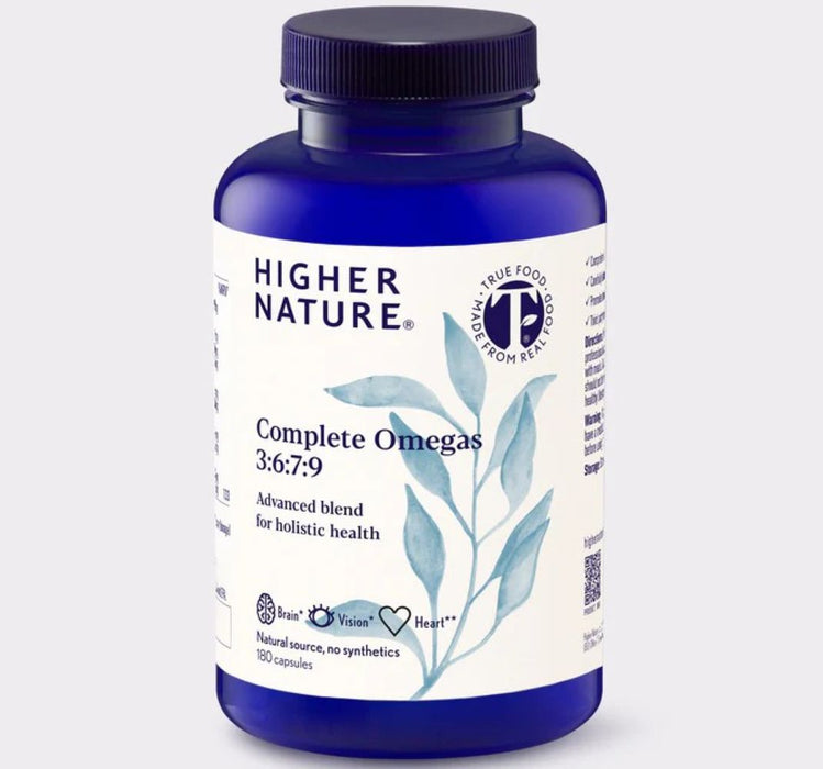 Higher Nature Complete Omegas 3:6:7:9 90 Capsules