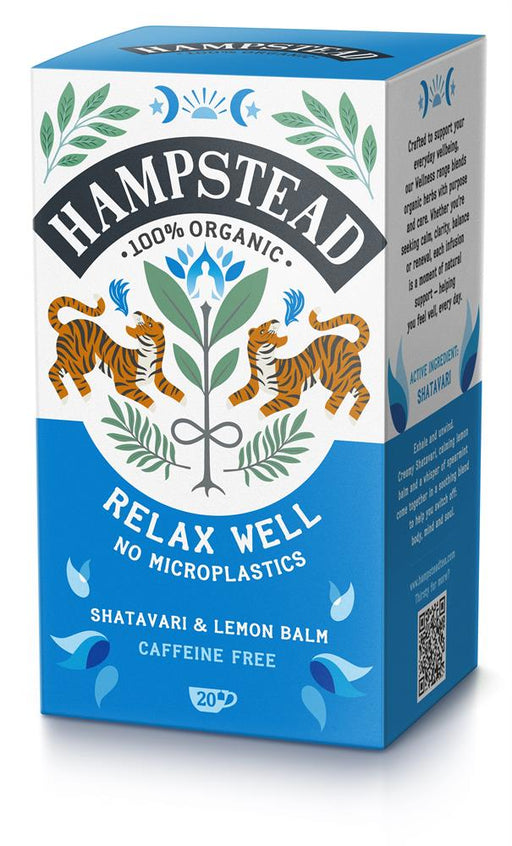 Hampstead Tea Organic Relax Well Tea 20 Bags