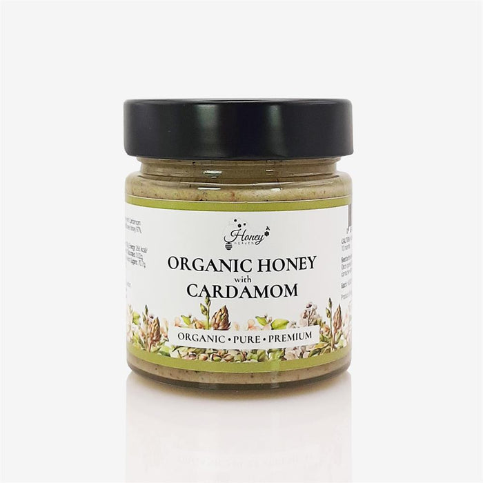 Honey Heaven Organic Honey with Cardamom 300g