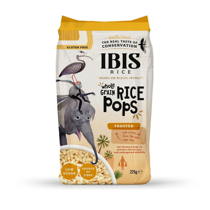 Ibis Rice Frosted Rice Pops 225g