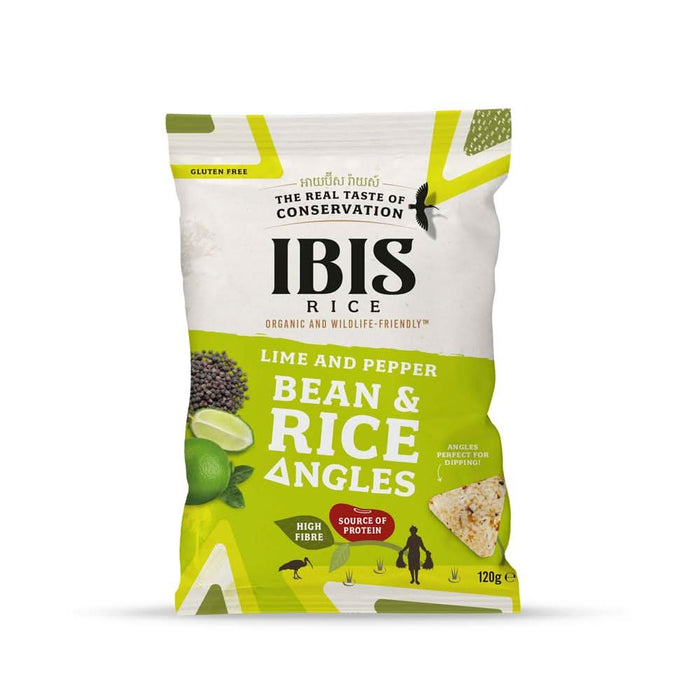 Ibis Rice Lime & Pepper Rice Angles 120g