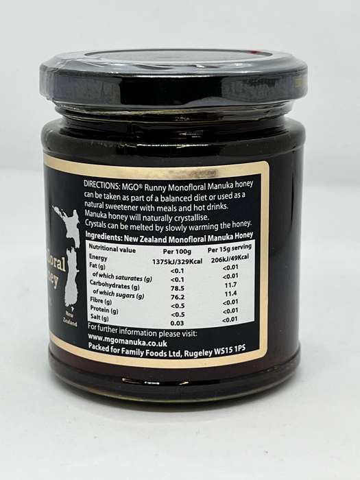 Manuka Honey 600 MGO 250g