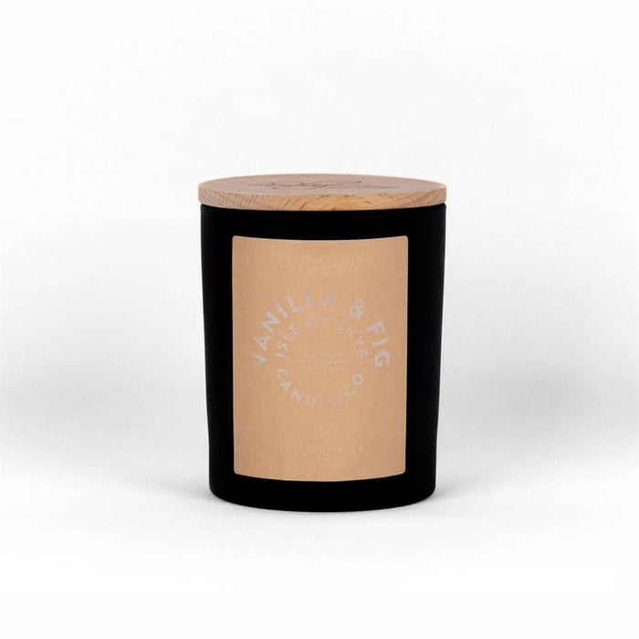 Isle of Skye Vanilla & Fig Black Candle