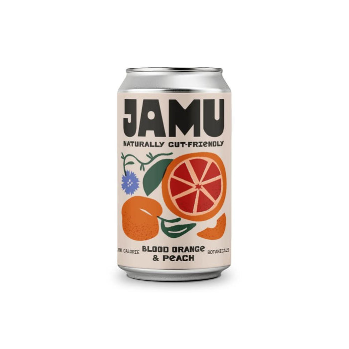Jamu Blood Orange & Peach Soda 330ml